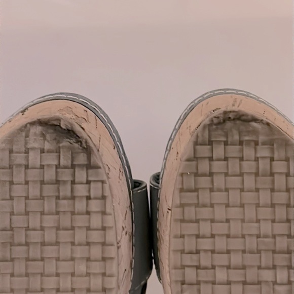 Reba Platform Leather and Cork Sandals Size 9 - EUC - Picture 11 of 12